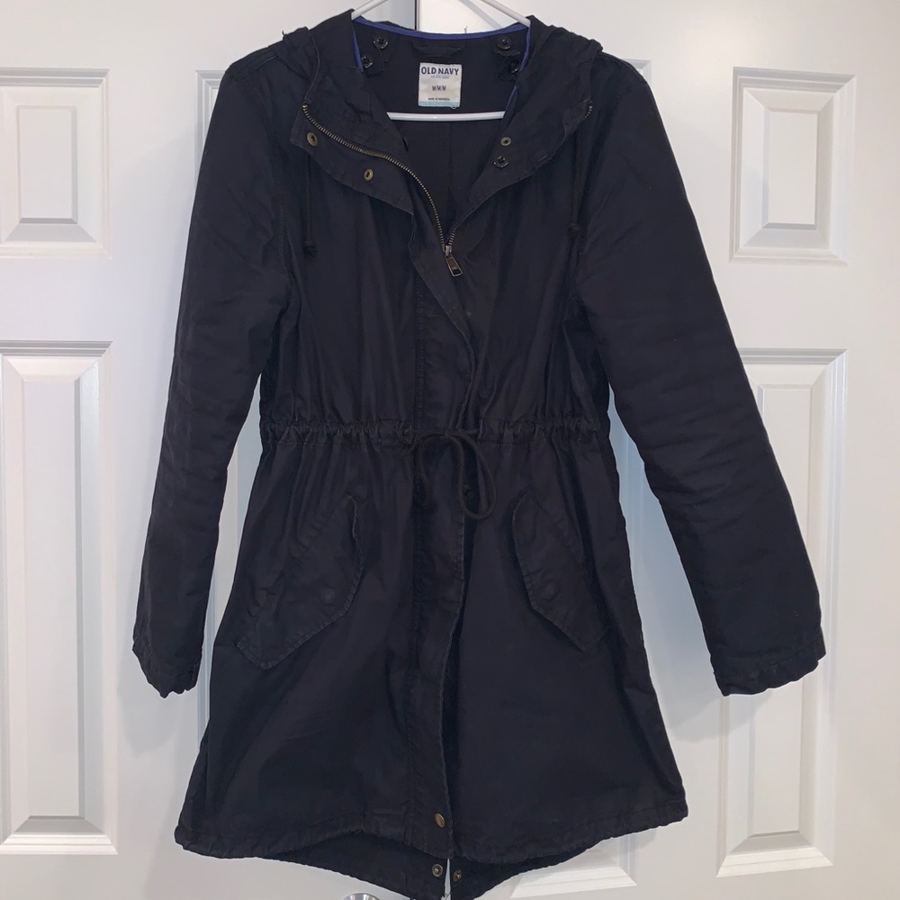 Long Hooded Utility Jacket for Women